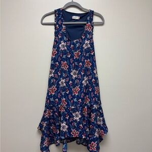 Altar'd State Floral Blue Dress
